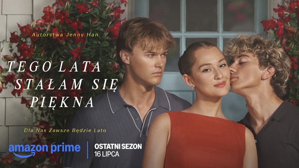 Plakat serialu „Tego lata stałam się piękna”