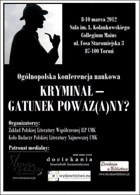 News - Oglnopolska konferencja naukowa “Krymina – gatunek powa(a)ny?”