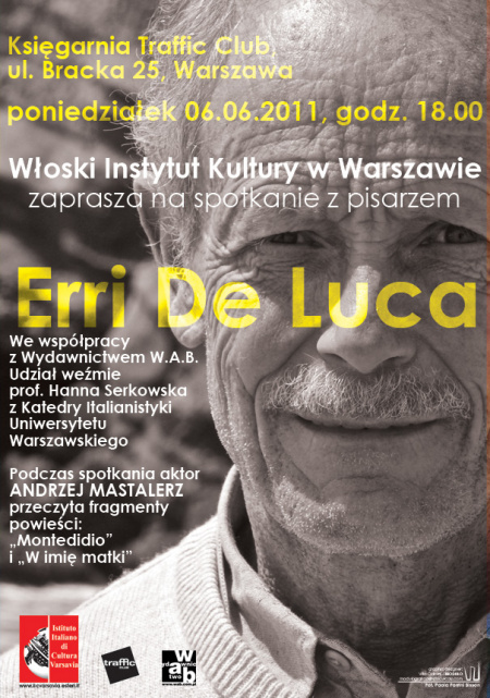 News - Erri de Luca w Warszawie!