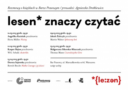 News - 11.04: Lesen znaczy czyta. Austerlitz