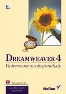 Okadka - Dreamweaver 4. Vademecum profesjonalisty