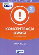 Okadka - Pewny Start. Zajcia rewalidacyjne. Poziom 2. Koncentracja uwagi. Karty pracy