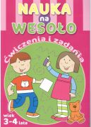 Okadka - Nauka na wesoo. wiczenia i zadania. Wiek 3-4 lat