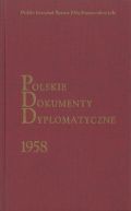 Okadka - Polskie Dokumenty Dyplomatyczne 1958