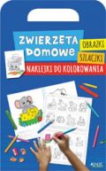 Okadka - Zwierzta domowe. Obrazki, szlaczki, naklejki do kolorowania