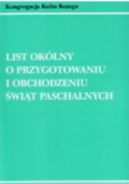 Okadka - List oklny o przygotowaniu i obchodzeniu wit paschalnych