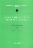 Okadka - Acta Universitatis Nicolai Copernici. Pedagogika XXIII. Historia wychowania