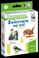 Okadka - Montessori. Karty obrazkowe Zwierzta na wsi (1-3 lata). Kapitan Nauka