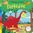 Okadka ksizki - Diplodok. Akademia mdrego dziecka. Poznajmy dinozaury
