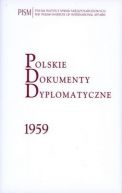 Okadka - Polskie Dokumenty Dyplomatyczne 1959