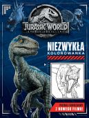 Okadka - Jurassic World 2. Niezwyka kolorowanka