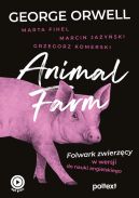 Okadka ksizki - Animal Farm. Folwark zwierzcy w wersji do nauki angielskiego