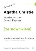 Okadka ksizki - Murder on the Orient Express / Morderstwo w Orient Expressie z podrcznym sownikiem angielsko-polskim