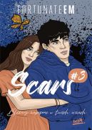 Okadka ksizki - Scars. Blizny zapisane w twoich oczach