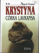 Okadka - Krystyna crka Lavransa. ona