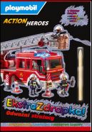 Okadka ksizki - Playmobil Action Heroes. Ekstrazdrapka. Odwani straacy