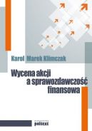 Okadka - Wycena akcji a sprawozdawczo finansowa