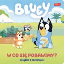 Okadka - Bluey. W co si pobawimy? Ksika z okienkami