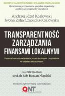 Okadka -  Transparentno zarzdzania finansami lokalnymi 