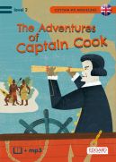 Okadka - Czytam po angielsku. The Adventures of Captain Cook/Przygody Kapitana Cooka