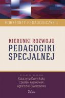 Okadka ksiki - Kierunki rozwoju PEDAGOGIKI SPECJALNEJ. Horyzonty Pedagogiczne. Tom 1