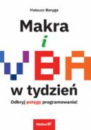 Okadka - Makra i VBA w tydzie. Odkryj potg programowania!