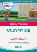 Okadka ksizki - Pewny Start. Dzisiaj w szkole. Uczymy si. Karty pracy