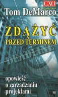 Okadka ksiki - Zdy przed terminem - opowie o zarzdzaniu projektami