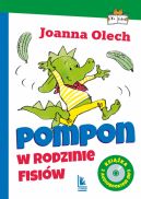 Okadka - Pompon w rodzinie Fisiw. z audiobookiem