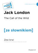 Okadka ksizki - The Call of the Wild / Zew krwi z podrcznym sownikiem angielsko-polskim