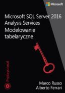 Okadka - Microsoft SQL Server 2016 Analysis Services: Modelowanie tabelaryczne