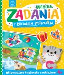 Okadka ksizki - Wesoe zadania z kociakiem bystrzakiem. Aktywizujca ksieczka z naklejkami 4+