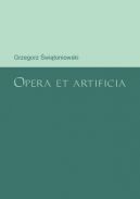 Okadka ksizki - Opera et artificia