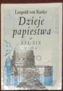 Okadka ksizki - Dzieje papiestwa w XVI-XIX wieku tom 2