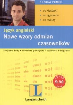 Okadka ksiki - Nowe wzory odmian czasownikw. Jzyk angielski