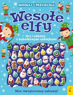 Okadka ksiki - Wypuke naklejki. Wesoe elfy