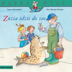 Okadka ksiki - Mdra Mysz. Zuzia idzie do ZOO