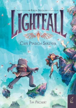 Okadka ksiki - Lightfall. Cie ptasich skrzyde. Tom 2