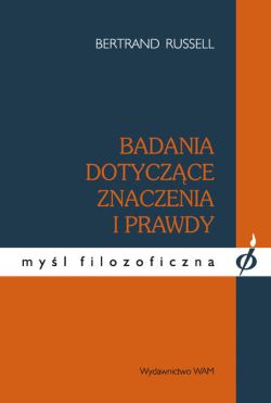 Okadka ksiki - Badania dotyczce znaczenia i prawdy