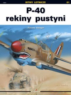 Okadka ksiki - P-40 Rekiny Pustyni