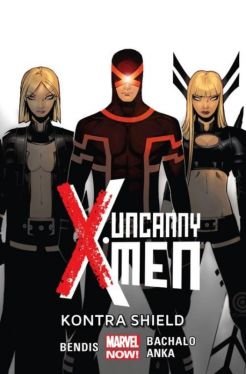 Okadka ksiki -  Uncanny X-Men kontra SHIELD, tom 4