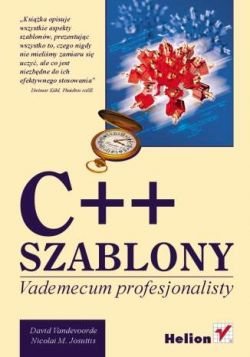 Okadka ksiki - C++. Szablony. Vademecum profesjonalisty