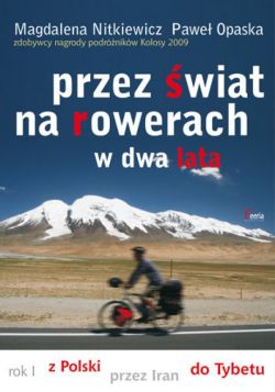 Okadka ksiki - Przez wiat na rowerach w dwa lata