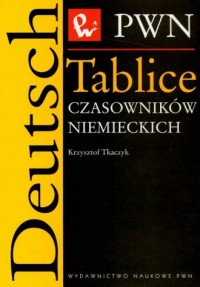 Okadka ksiki - Tablice czasownikw niemieckich