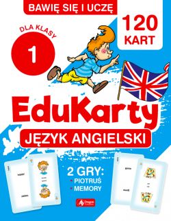 Okadka ksiki - EduKarty. Jzyk angielski dla kl. 1