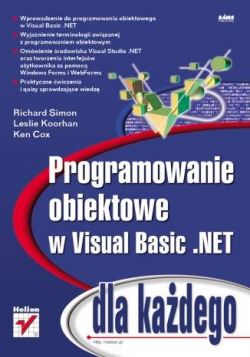 Okadka ksiki - Programowanie obiektowe w Visual Basic .NET dla kadego