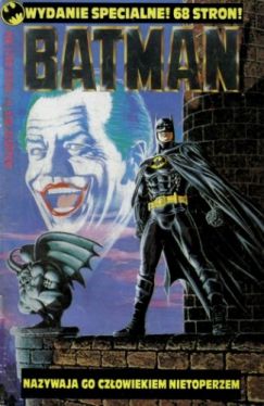 Okadka ksiki - Nazywaj go czowiekiem nietoperzem. Batman 1/1990