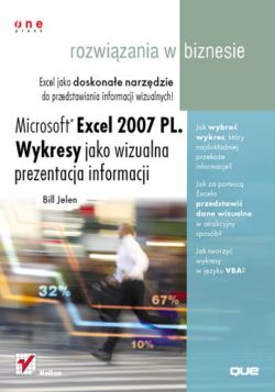 Okadka ksiki - Microsoft Excel 2007 PL. Wykresy jako wizualna prezentacja informacji. Rozwizania w biznesie 