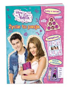 Okadka ksiki - Disney Violetta. ycie to pasja