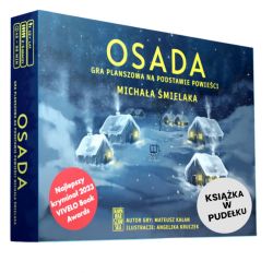 Okadka ksiki - Osada. Gra planszowa na podstawie powieci Michaa mielaka